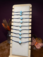 Bracelet fin en Larimar au choix